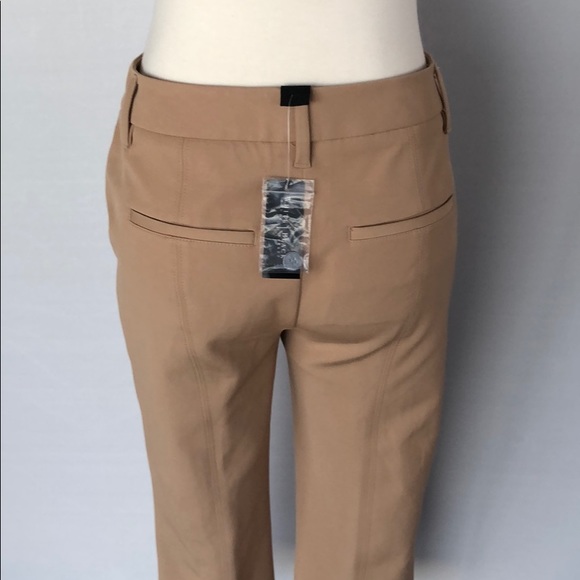 NWT WHBM The Slim  Crop Pant Size 2 Tan - Picture 14 of 15